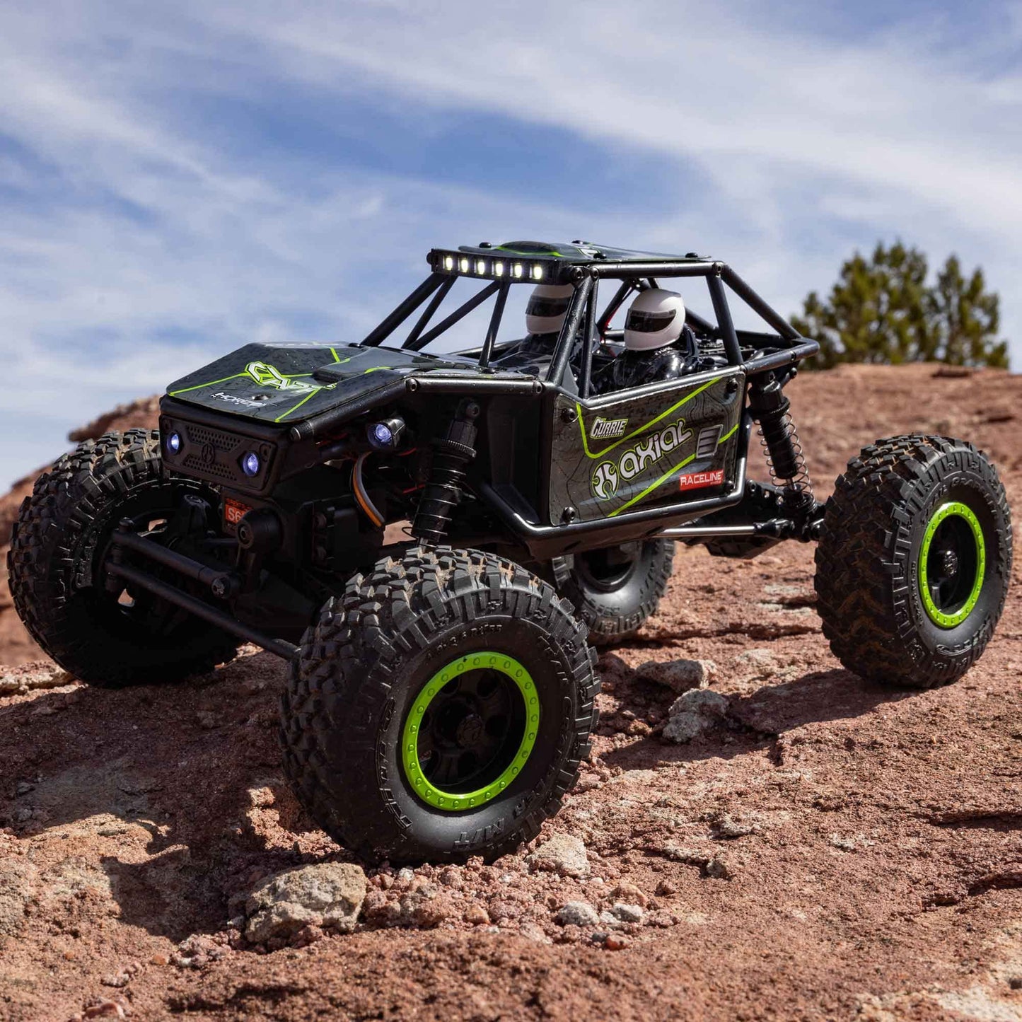 Axial RC Crawler 1/18 UTB18 Capra 4 Wheel Drive Unlimited Trail Buggy RTR (Battery and Charger Included) Black, AXI01002T1
