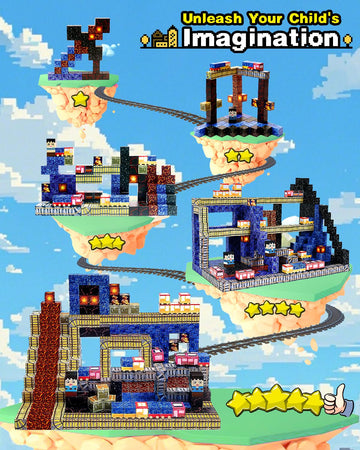 Aleath Magnetic Blocks Building Toys For Kids: 100Pcs Magnet Cubes Trains Set - Kids Toys For Christmas Birthday Gifts - Magneti