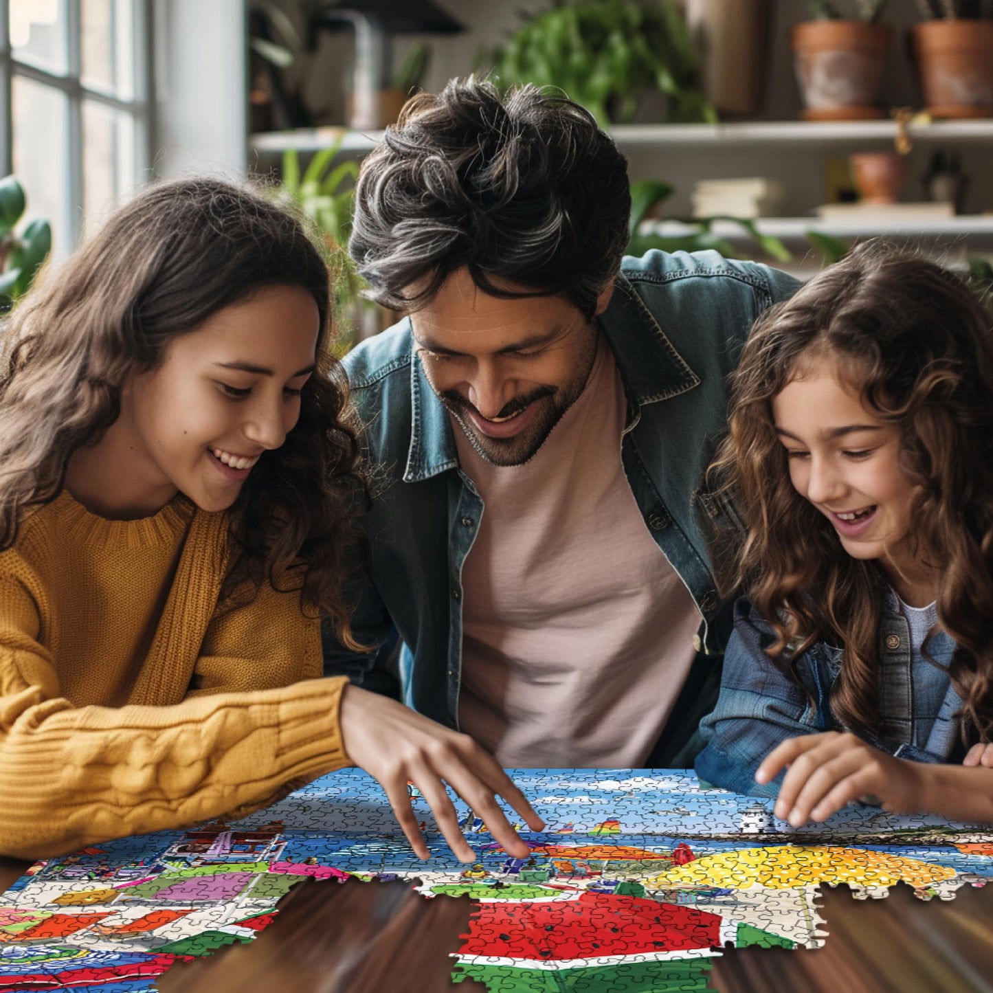 White Mountain Beach Umbrellas 500 Piece Jigsaw Puzzle Fun Summer Puzzles For Adults And Family