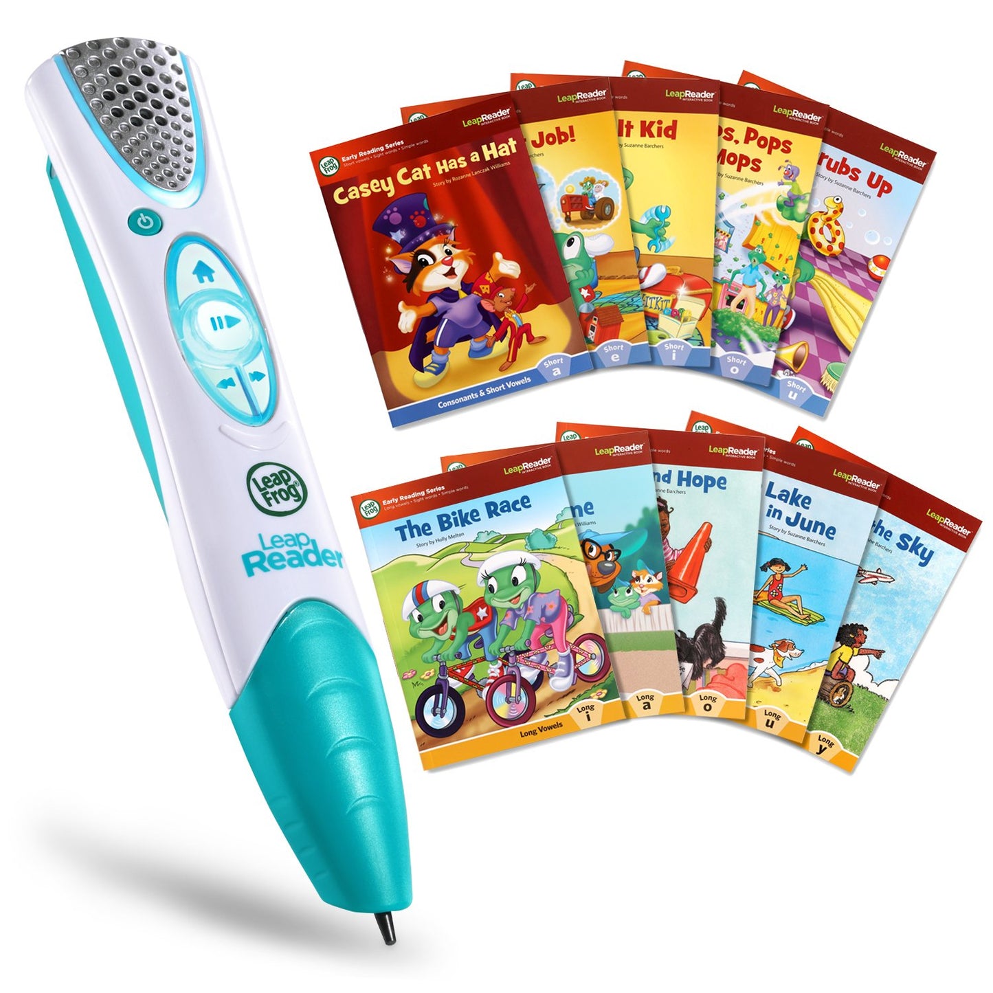 Leapfrog Leapreader System Learn To Read 10 Book Mega Pack - Teal - Online Exclusive