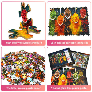 Jigsaw Puzzles For Adults 1000 Piece Puzzle For Adults 1000 Pieces Puzzle 1000 Pieces-World Spices