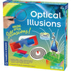 Thames & Kosmos Optical Illusions Stem Experiment Kit | 35 Amazing Optical Experiments | Explore Physics Of Light, Optics, Perception | Includes 3D Glasses | Build A Camera Obscura | For Ages 8+