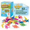 Ipidipi Toys Water Growing Dinosaur Toys For Kids - Dinosaur Party Favors For Kids, Goodie Bag Stuffers, Piñata Stuffers, School Prize Box For Boys, Growing Animals In Water - Pack Of 32
