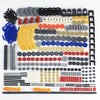 496 Pcs Technical Parts Building Blocks Gears Axle Pin Connector Compatible With Major Brand Toy Technical Cam Worm Cogs Gears S