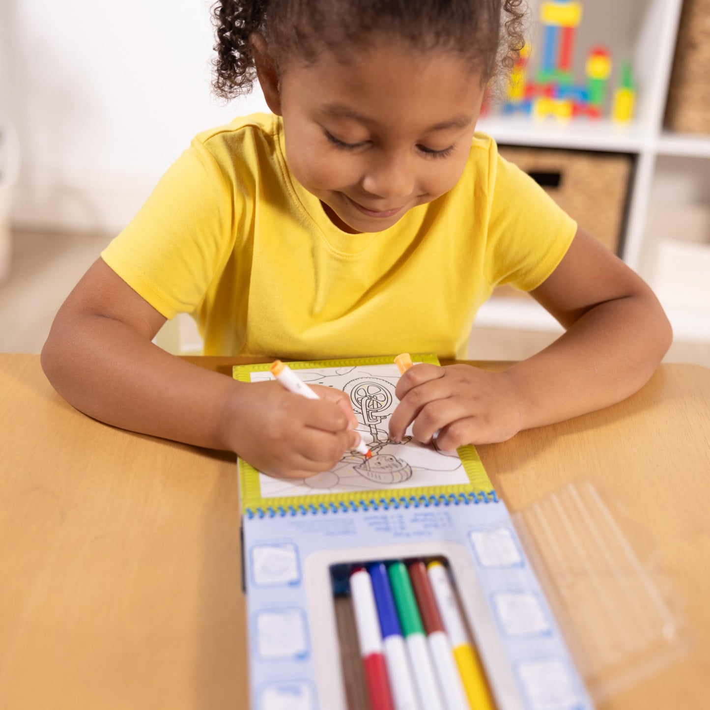 Melissa & Doug On the Go Color by Numbers Kids Design Boards: Playtime, Construction, Sports, and More - Party Favors, Stocking