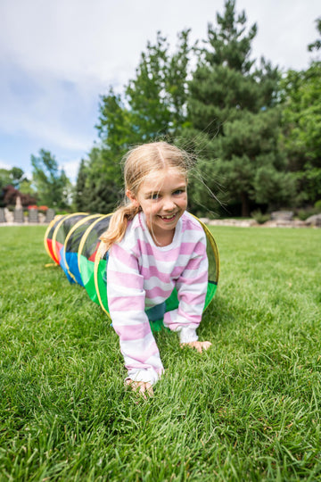 Pacific Play Tents Half Mesh Play Tunnel 20403