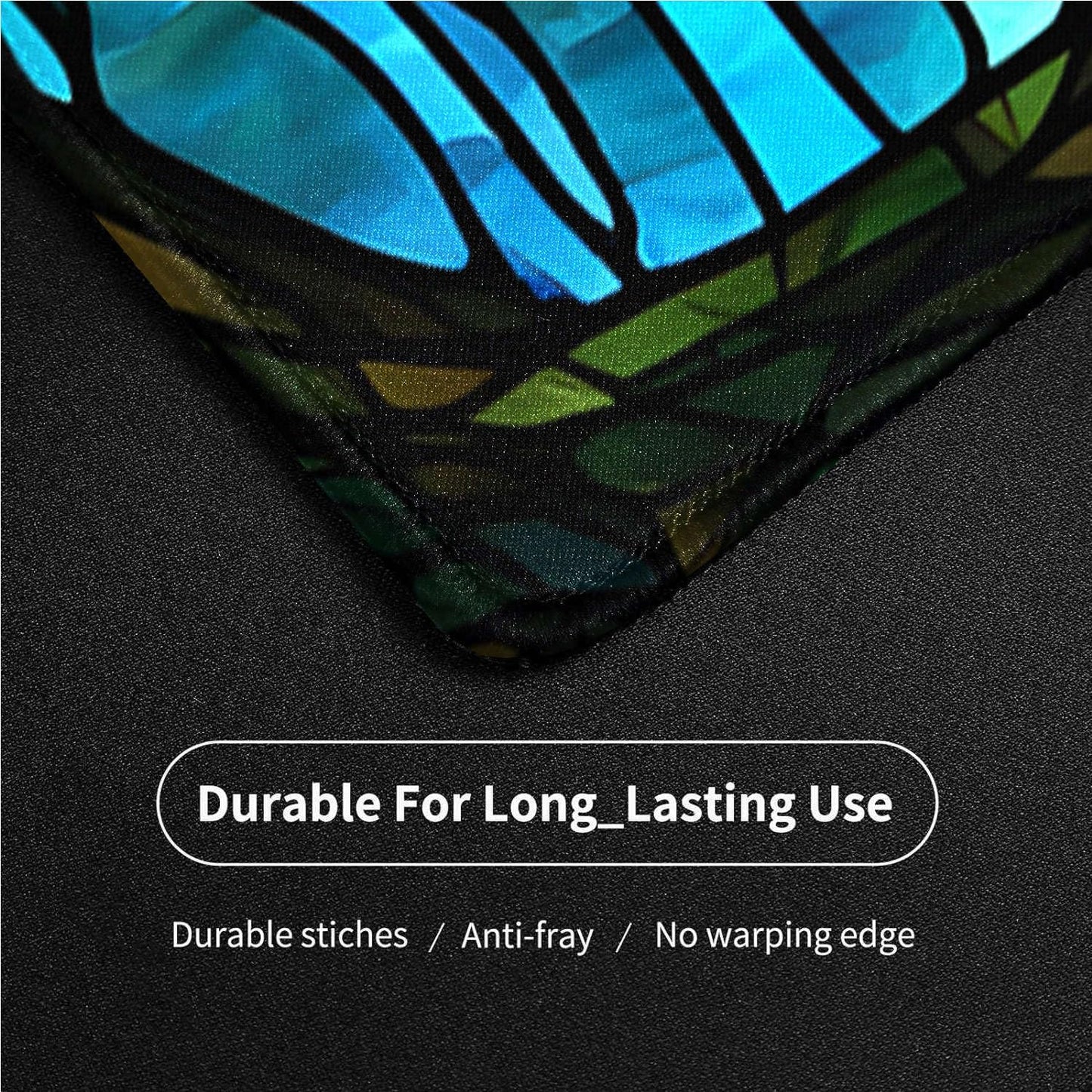 MTG MAT, 24'' x 14'' MTG Playmats Stitched Edges for MTG TCG Trading Card Smooth Rubber Surface Anti-Slip Mouse Pad with Storage