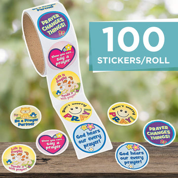 Fun Express Prayer Roll Stickers