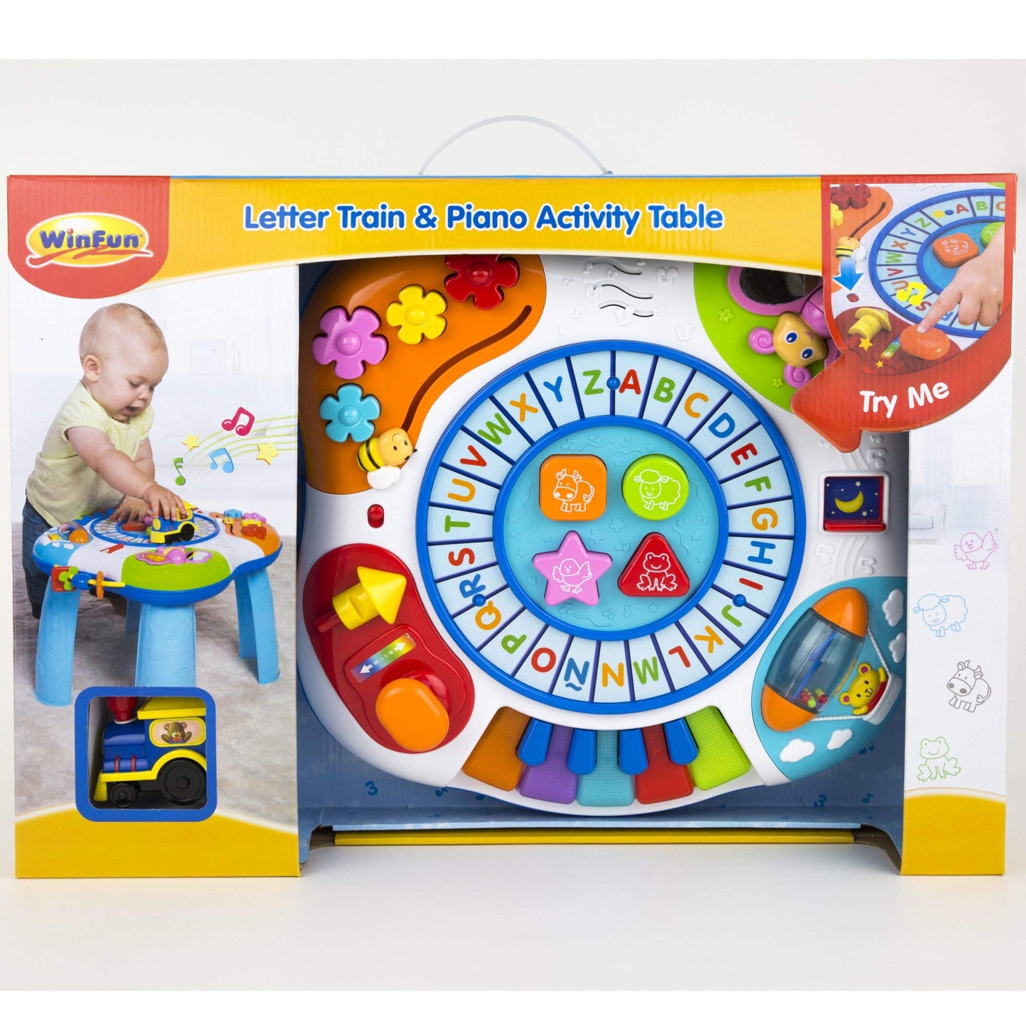 Winfun Letter Train And Piano Activity Table
