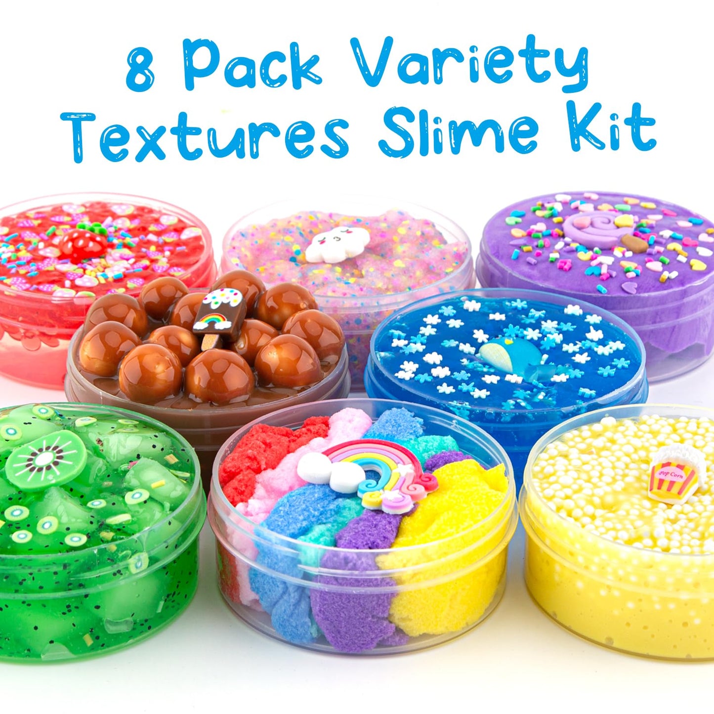 Cloud Slime, Glow In The Dark Slime Includes Glowing Slices, Slime Party Favors For Kids, Slime Sensory Toys, Birthday Hallowmas