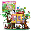 Xitalaxu Trees House Building Set For Girls,Animals Tree Houses Model Toys,Adults Creative Collection Building Toys,Birthday Gif