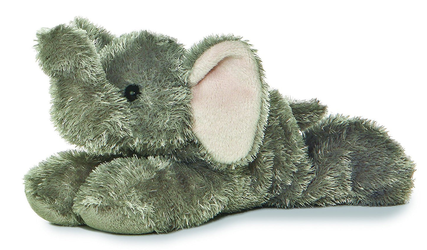 Aurora 31289, 16609, 16607 Jungle Animals - Elephant, Giraffe, And Zebra Bundle Of 3 Plush, Multi-Color
