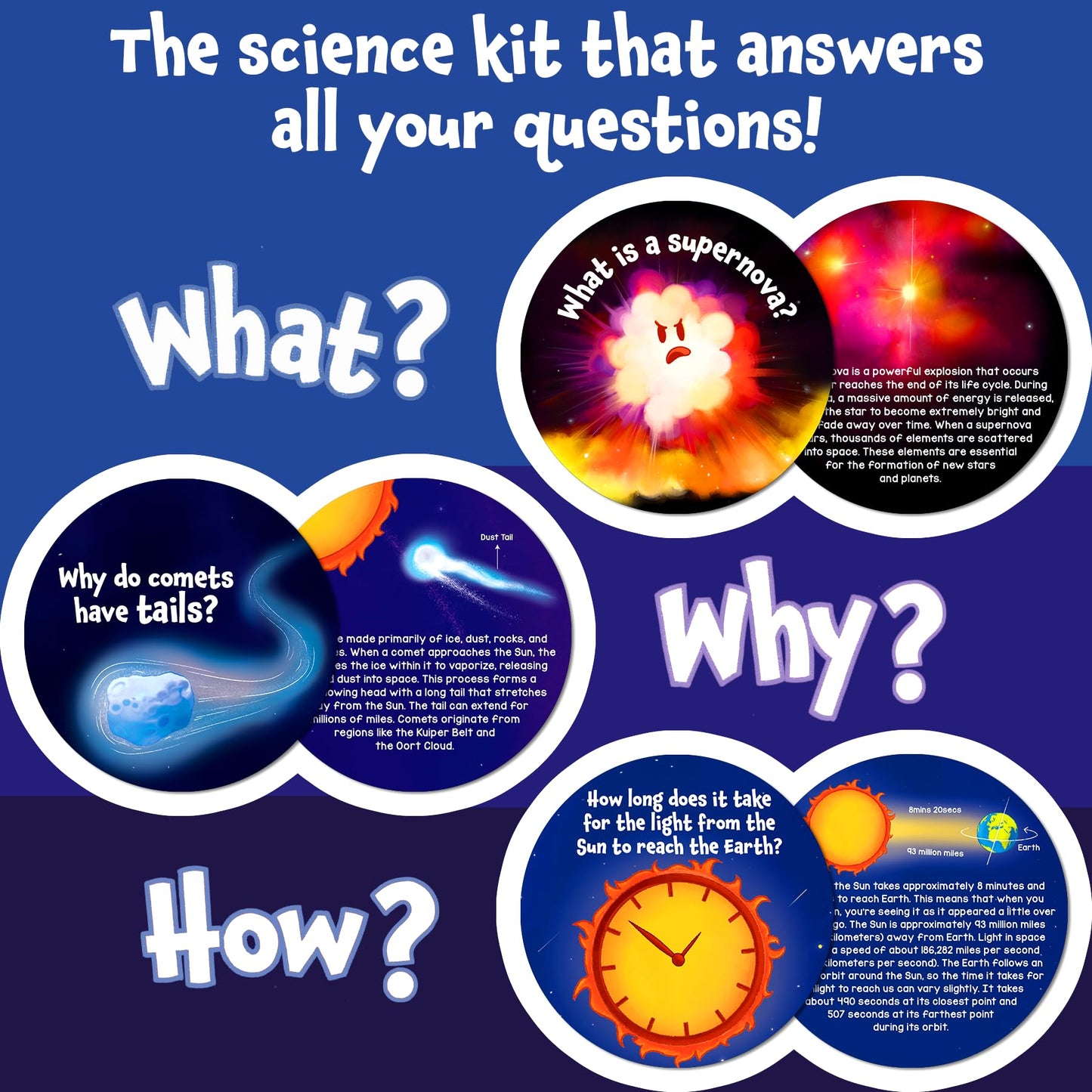 Skillmatics Flash Cards - Science Snippets Space, Learning Aids & Educational Toys For Boys & Girls, Gifts For Ages 7, 8, 9 & Up, 70+ Cards