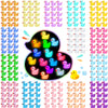 DWWPOO 225 Pcs Luminous Mini Resin Ducks - Multicolor Tiny Glow in The Dark Ornaments for Garden, Dollhouse, Aquarium, DIY Crafts