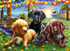 Ravensburger Puppy Picnic 100 Piece Puzzle For Kids - Unique Piece Design | Anti-Glare Surface | Perfect Developmental Toy | Ideal As A Christmas Or Birthday Gift