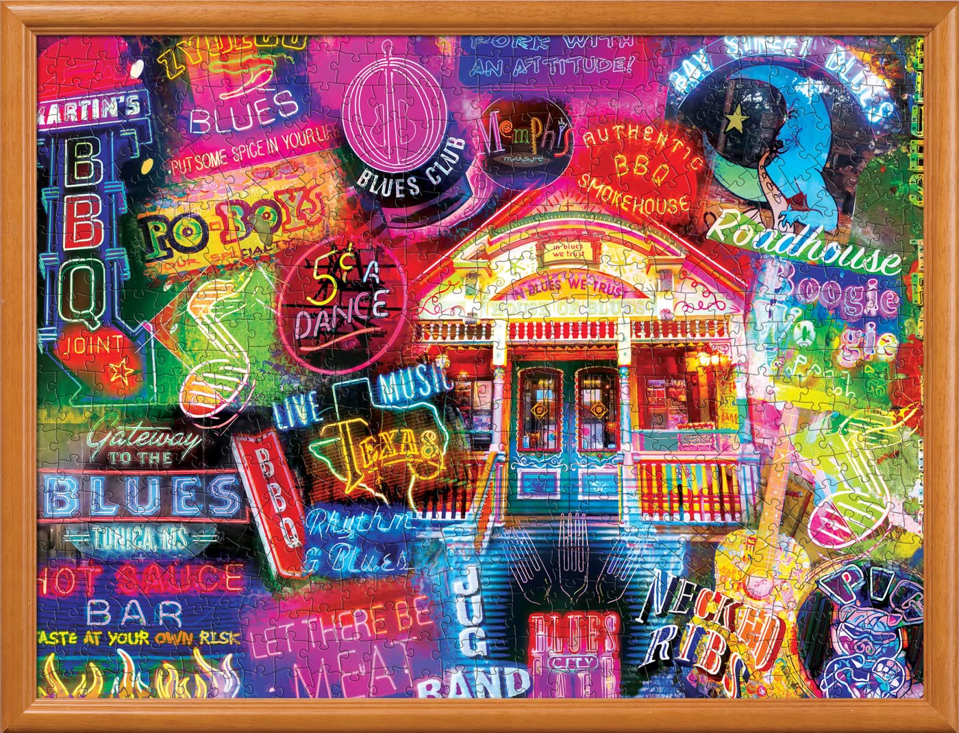 Bbq & Blues 550 Piece Jigsaw Puzzle