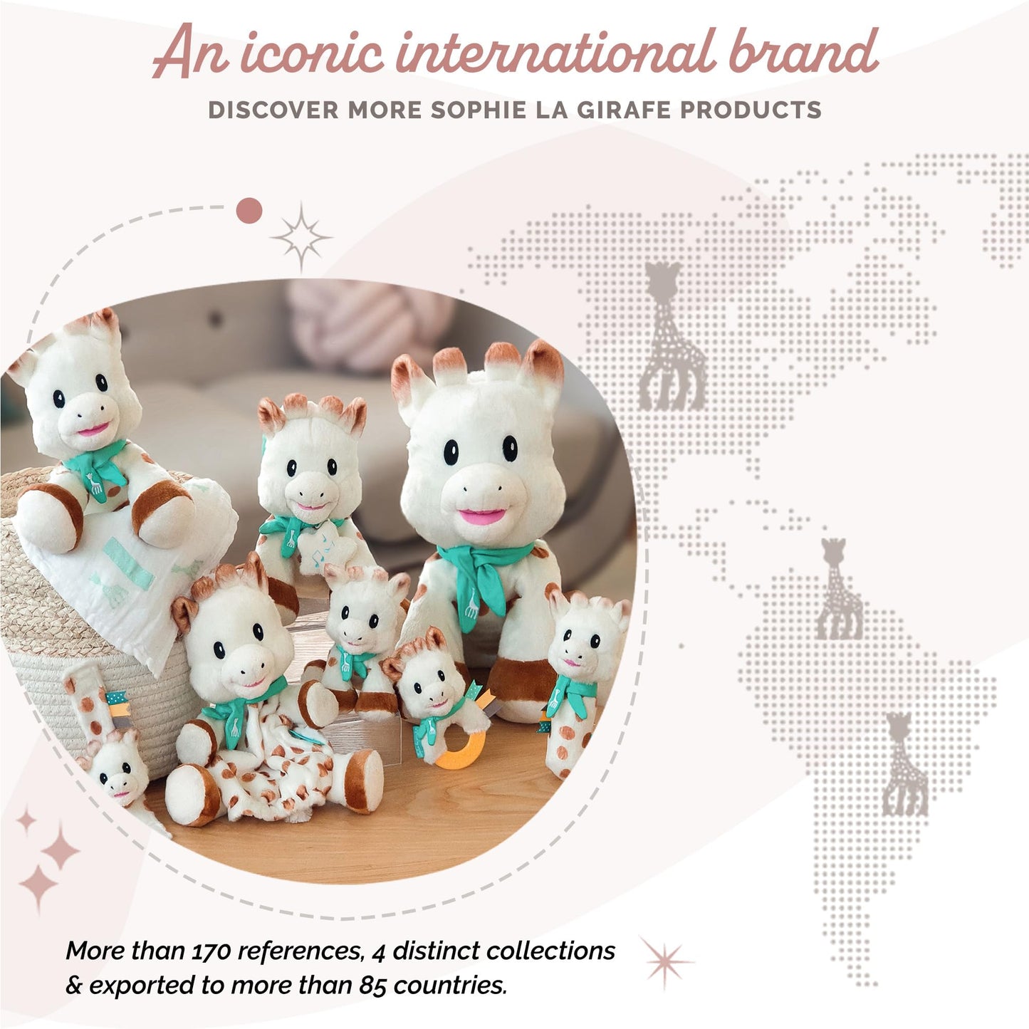 Sophie La Girafe | Sweetie Plush With Music Box | Ultra Soft, Flexible & Easy To Grasp | Ideal For Travel | Awaken The Senses