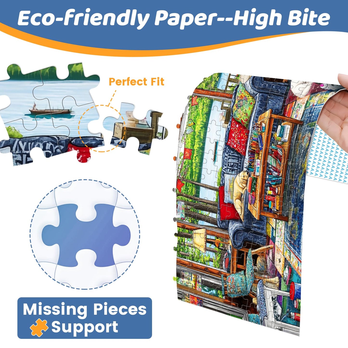 300 Pieces Puzzles For Adults | Holiday Room Jigsaw Puzzles 300 Piece For Children Adults Seniors | Sturdy,Safe Large Piece Puzzle | Engaging & Educational Toys Great Gift For Boys Girls 20.5 X 15 In