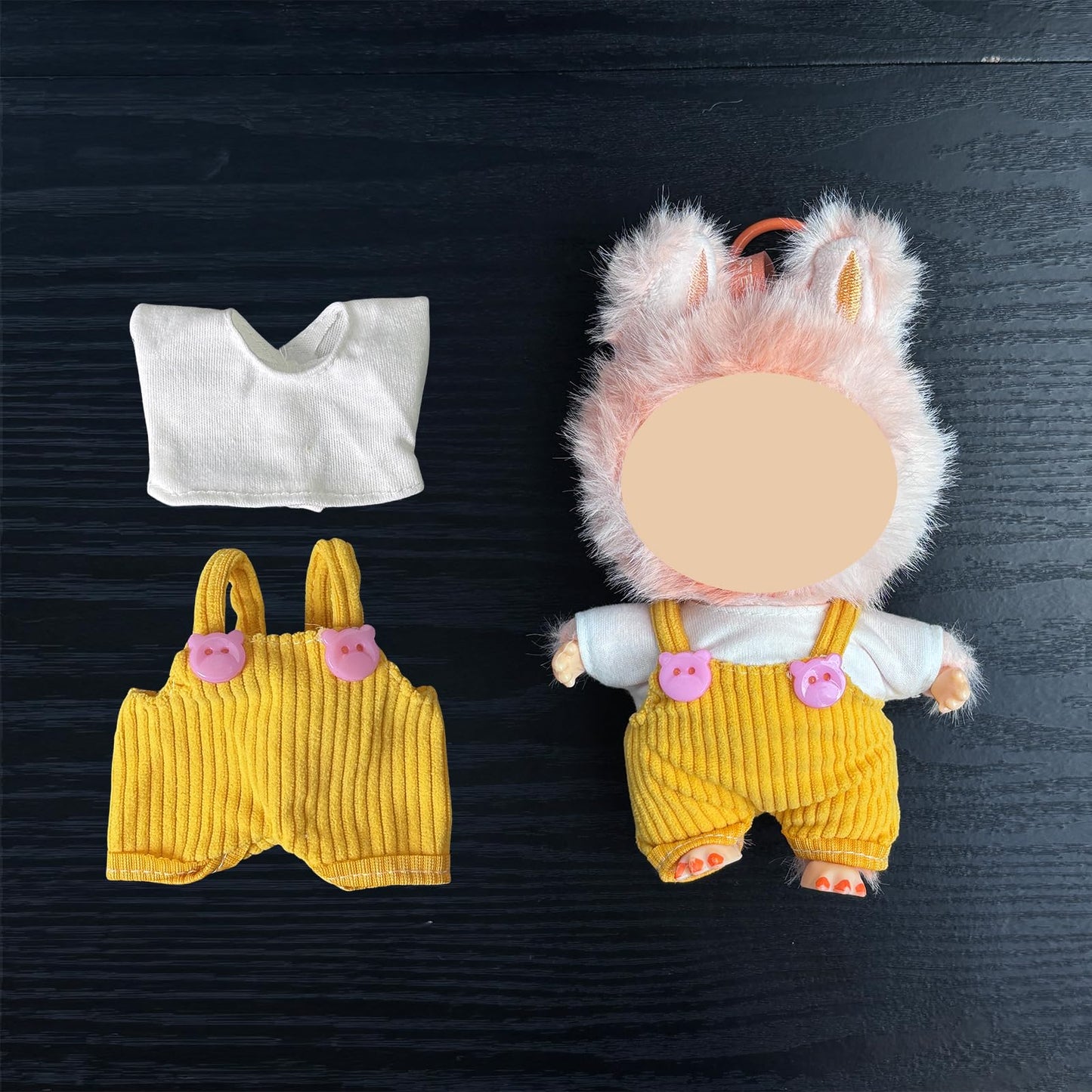Doll Clothes - Compatible with LBB 5.91-6.7inch(15-17cm) Dolls as Accessories Only enhanced Dolls Outfit with Accessories Hand Crocheted Hat Sweaters Bag 20