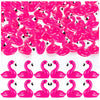 LHSYFBZ 200Pcs Mini Resin Flamingo, Tiny Rose Red Flamingo Ducks, Cute Flamingo Figurines for Cake Topper Garden Dollhouse Lands