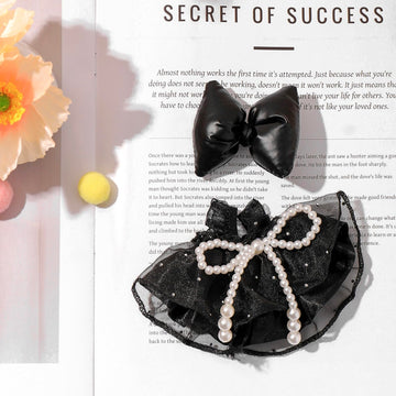 Clothes for 15-17cm Doll Skirt Set for Dolls 1 Piece Skirt Outfit enhanced Fashion Cute Dress for 15-17cm Dolls Accessories (NO Doll) (Black Bow)