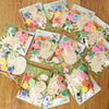 LARDUX Farm Animal Party Favors, 24PCS DIY Wooden Arts & Crafts Painting Kit for Kids Ages 4-8 8-12, Glow in The Dark Party Favo