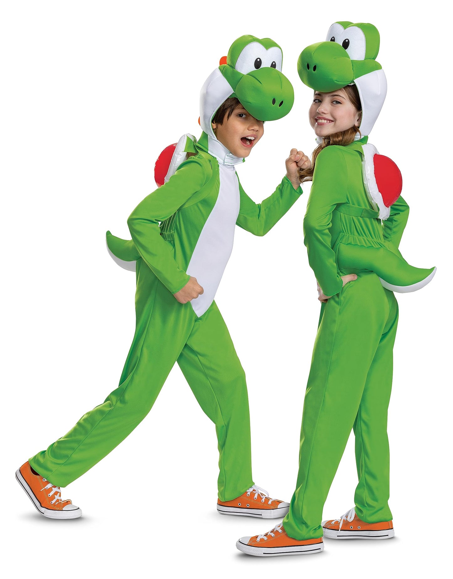 Disguise Yoshi Costume, Official Super Mario Bros Deluxe Kids Costume With Headpiece, Size (3T-4T)