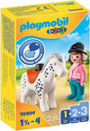 Playmobil Rider With Horse 70404 1.2.3 Playmobil For Young Kids