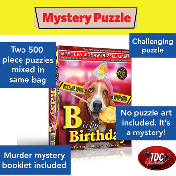 Alphabet Mystery Puzzle - B Is For Birthday