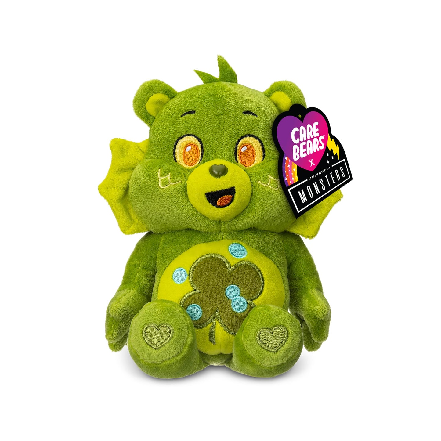 Care Bears Universal Monsters 9'' Fun Size Plush - Good Luck Bear As Creature From The Black Lagoon - Soft, Huggable Plushie, St
