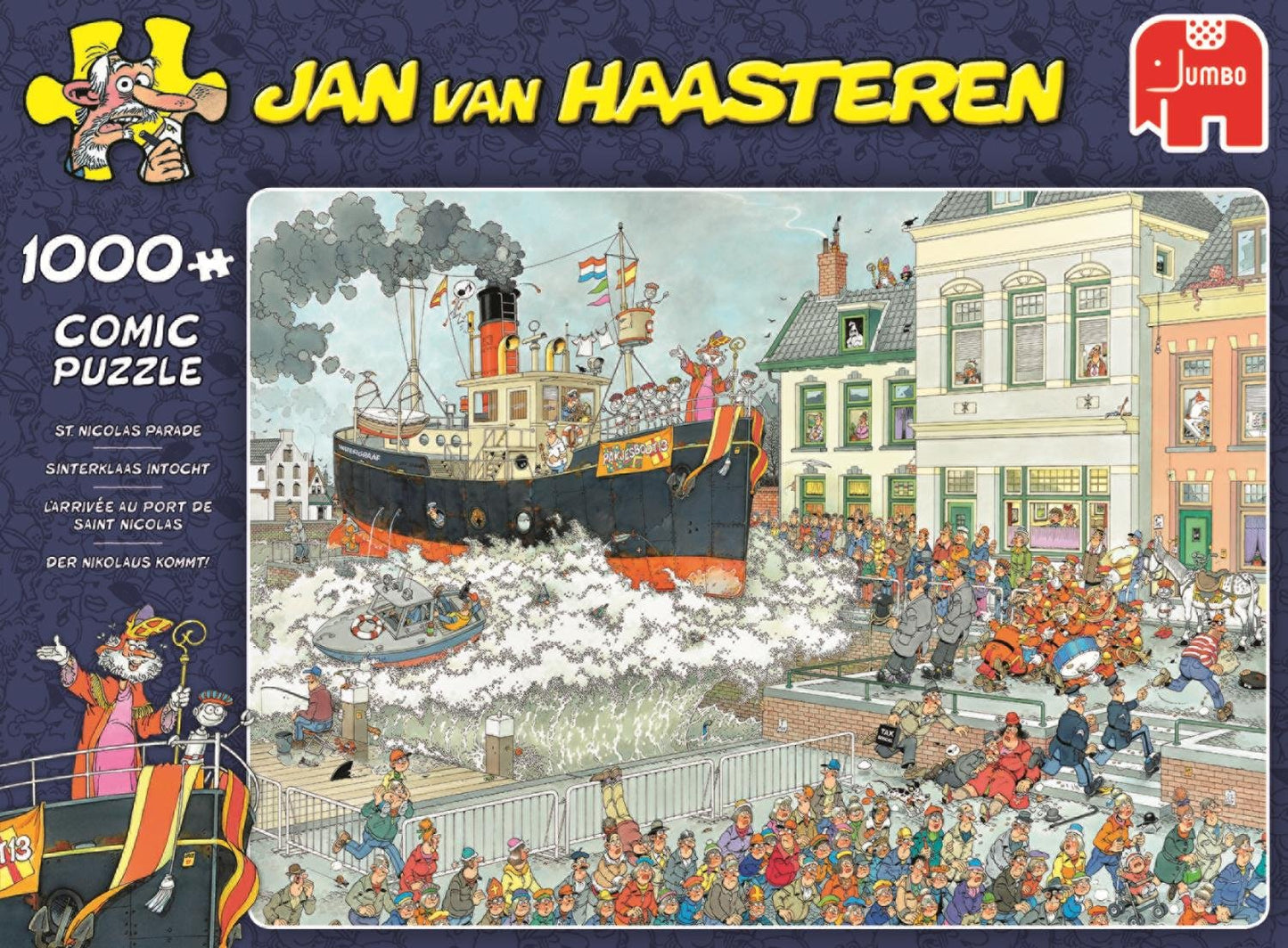 Jumbo Jan Van Haasteren St. Nicholas Parade Jigsaw Puzzle (1000 Piece)