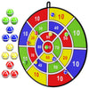 Kidology Large Dart Board With 12 Sticky Balls For Kids Age 3 Year Above | Indoor/Outdoor Multi-Player Party Game, Perfect For B