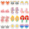 12-Pair Of Clip On Earrings