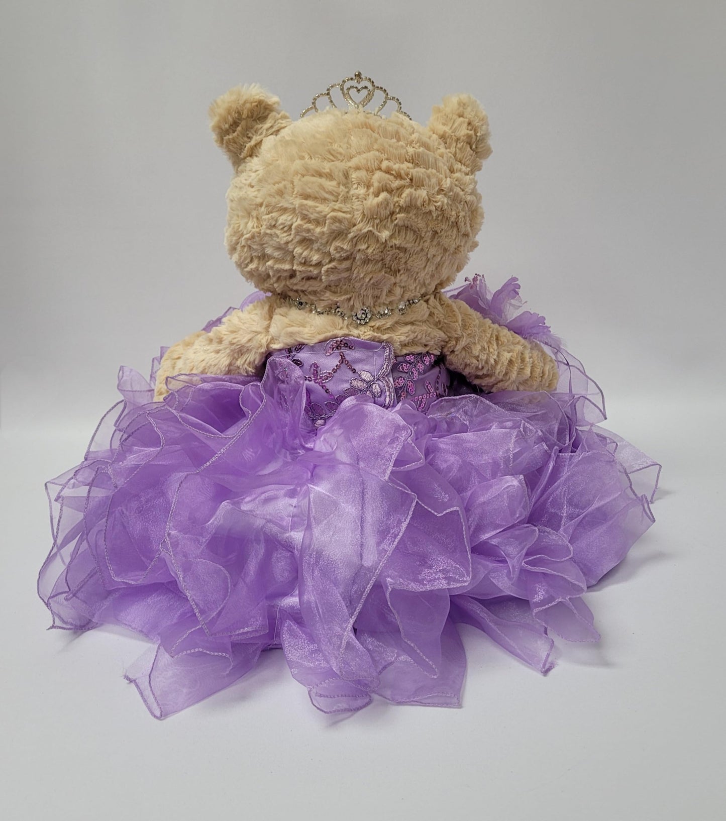 Kinnex Collections Since 1997 20'' Quince Anos Quinceanera Last Doll Teddy Bear With Dress (Centerpiece) ~ Arc16832-5R (Lavender