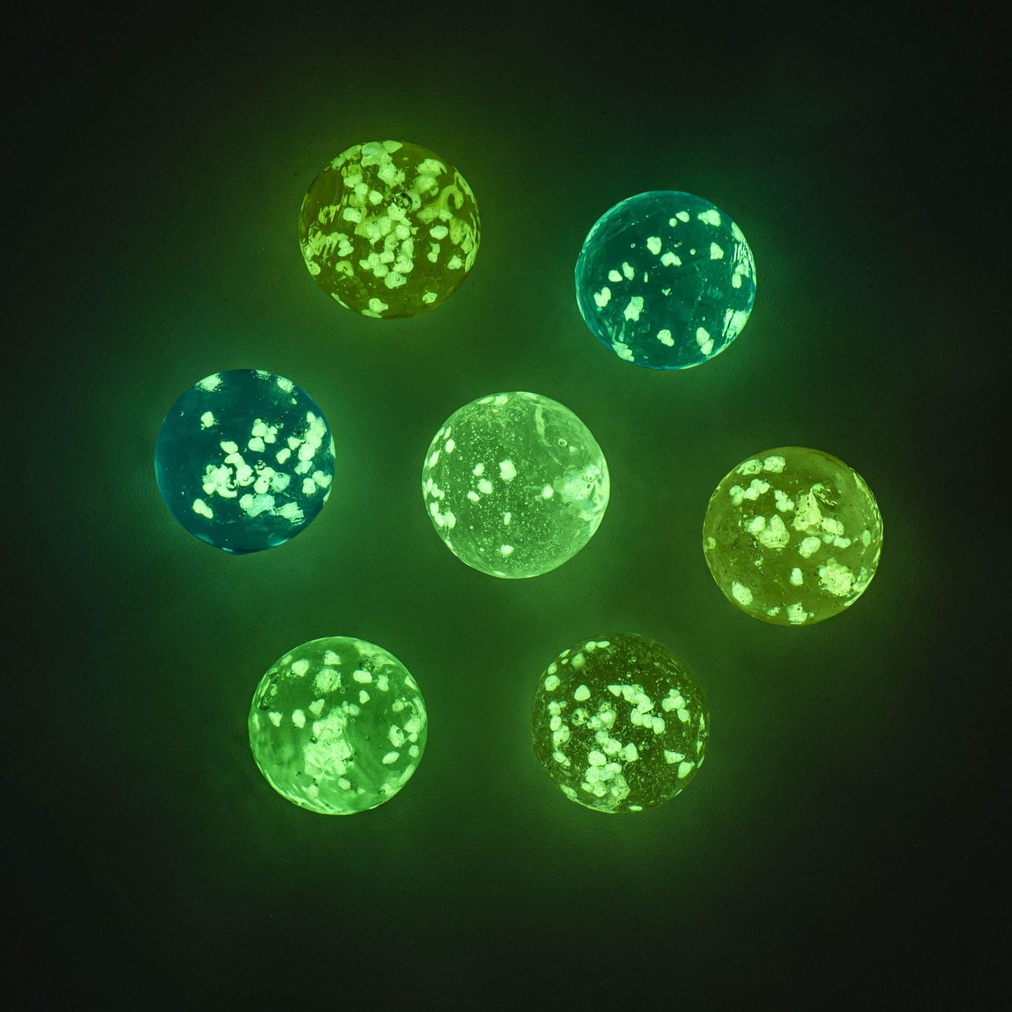 Glass Marbles For Kids Glow In The Dark Marbles , 16 Mm Marbles Shooters Games Bag Of Chinese Checkers Colored Glass Marbles Bul
