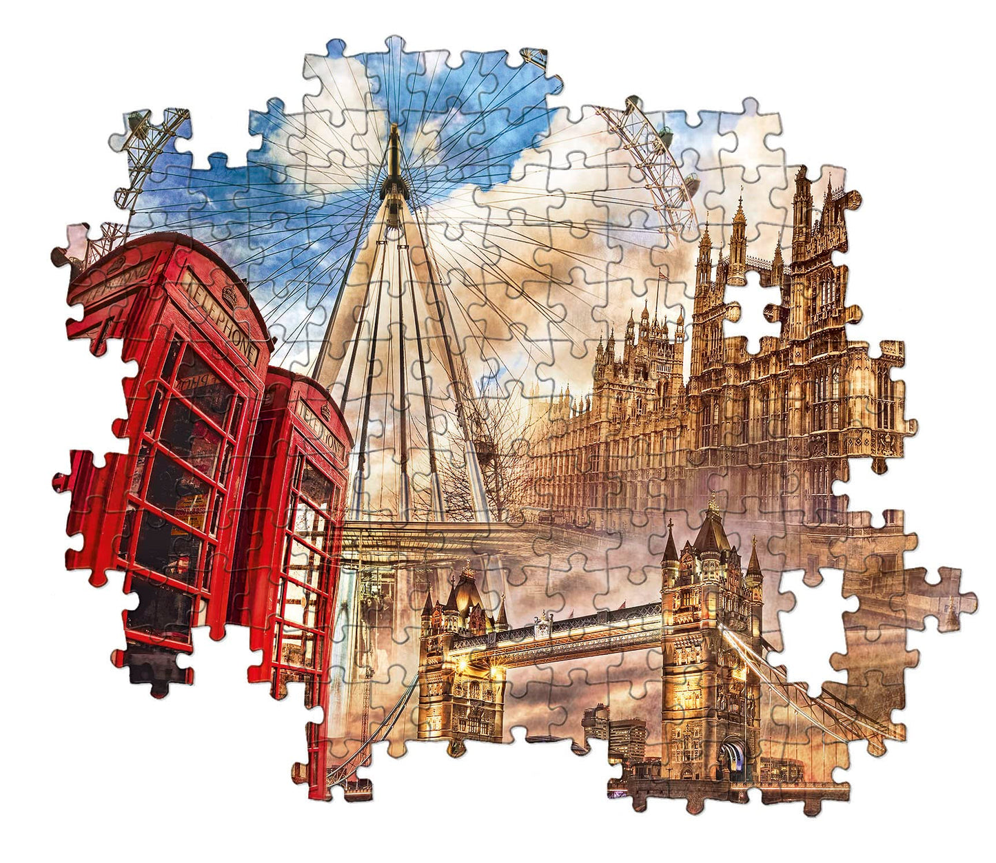 Clementoni - 31807 - Collection Puzzle For Adults And Children - Vintage London - 1500 Pieces