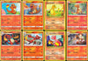 Pokemon Charmander & Charmeleon 8 Card Lot - Cardstock - Multicolor - Burning Shadows Evolutions Hidden Fates Vivid Voltage