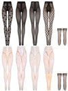 Sotiff 10 Pairs Doll Lace Stockings Handmade Long Sock Christmas Doll Accessories Legging For Diy Clothes Toy(Mesh Style)