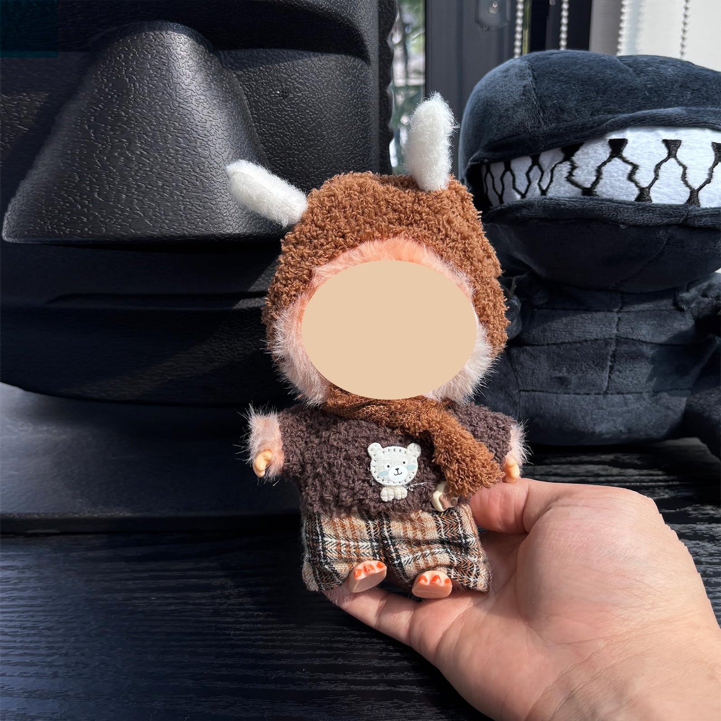 Doll Clothes - Compatible with LBB 5.91-6.7inch(15-17cm) Dolls as Accessories Only enhanced Dolls Outfit with Accessories Hand Crocheted Hat Sweaters Bag 13