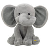 Kinrex Elephant Stuffed Animals – Stuff Animal Plush Toy For Babies Girls Boys, Elephants Plushie Teddy Bear Toys For Birth Stats Baby Shower Infant Newborn Boy & Girl, Gray Measures 9 Inches