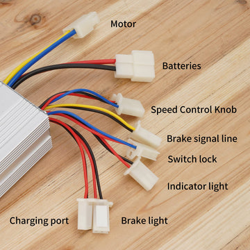 24V 500W Motor Speed Controller Electrical Scooter E Bike Bicycle Tricycle Brush Motor Control Box
