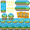 School Bus Birthday Party Supplies Back To School Decorations School Bus Theme Party Tableware Includes Plates Napkins Fork And
