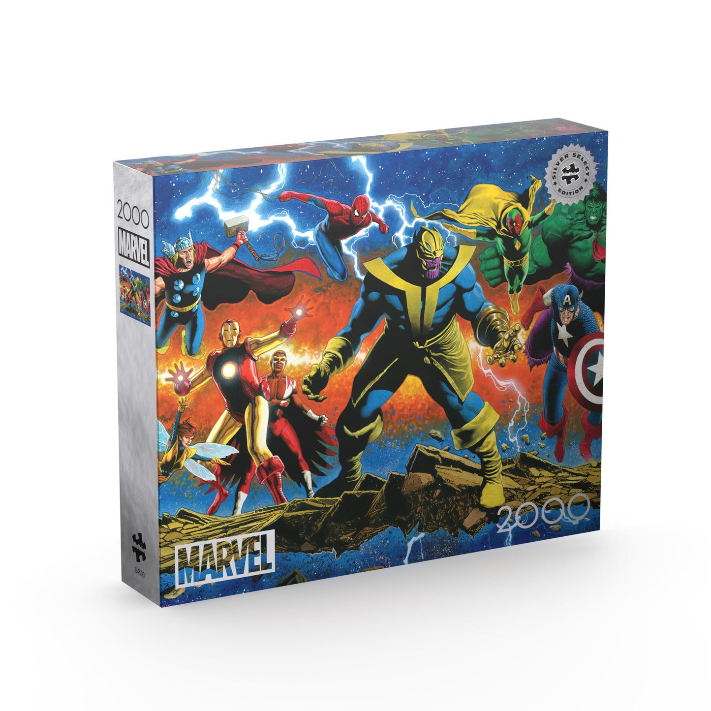 Buffalo Games Marvel Thanos Legacy 2000 Piece Jigsaw Puzzle - Challenging Adult Puzzle, Perfect for Game Nights, 38.5 x 26.5 inches