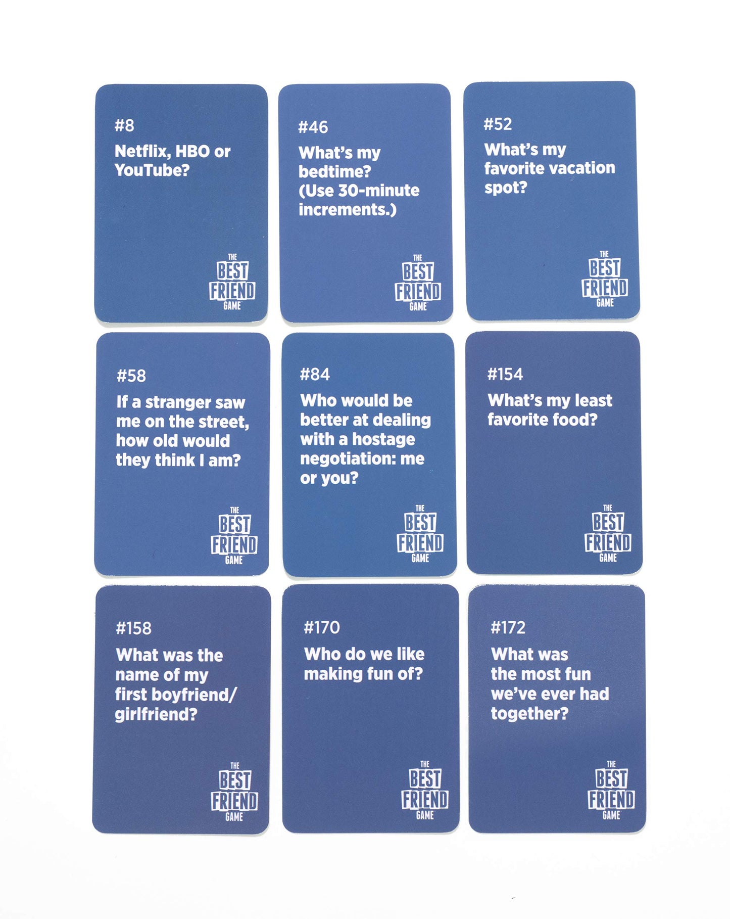 DSS Games The Best Friend Game - Fun Party Game to Test Your Knowledge of Friends, Blue Color