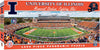 MasterPieces 1000 Piece Sports Jigsaw Puzzle - NCAA Illinois Fighting Illini Center View Panoramic - 13x39