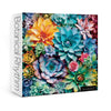 3D Succulent Puzzles For Adults 1000 Pieces Nature Plant Puzzle, Colorful Paper Cut Art Jigsaw Puzzles, Beautiful Botanical Hous