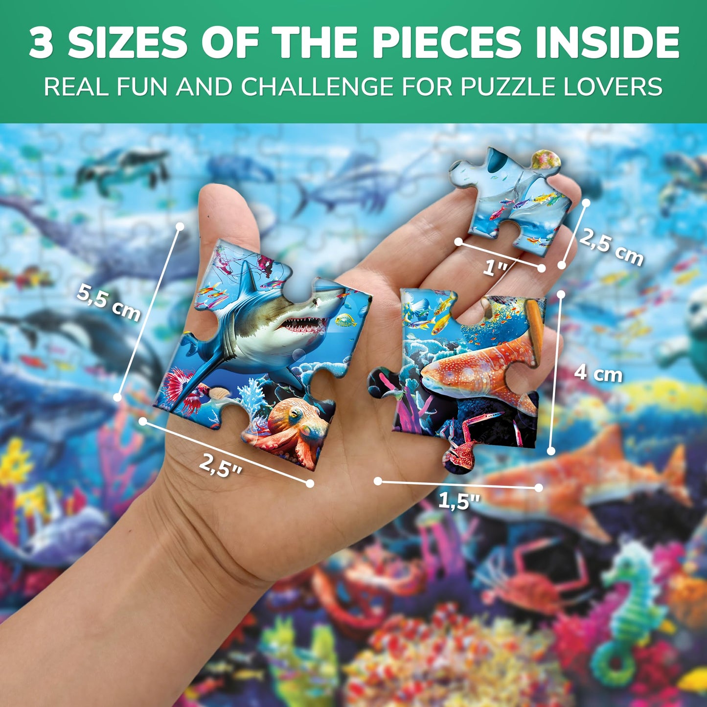 Quokka 100 Piece Puzzles For Kids Ages 4-6 – Floor Kids Puzzles Ages 6-8 Year Old – Toy For Learning Ocean Animals For 8-10 Yo – Jigsaw Toddler Game For Boy And Girl Ages 3-5