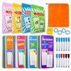 Math Flash Cards Set of 4-204pcs Reusable Math Practice Cards with Addition, Subtraction, Multiplication, Division, Flash Cards,