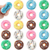 Herdear 20 Pack Rainbow Donut Stress Balls 2Inch Stress Relief Donuts Foam Party Favors Donut Fidget For Shop Decorations Birthd