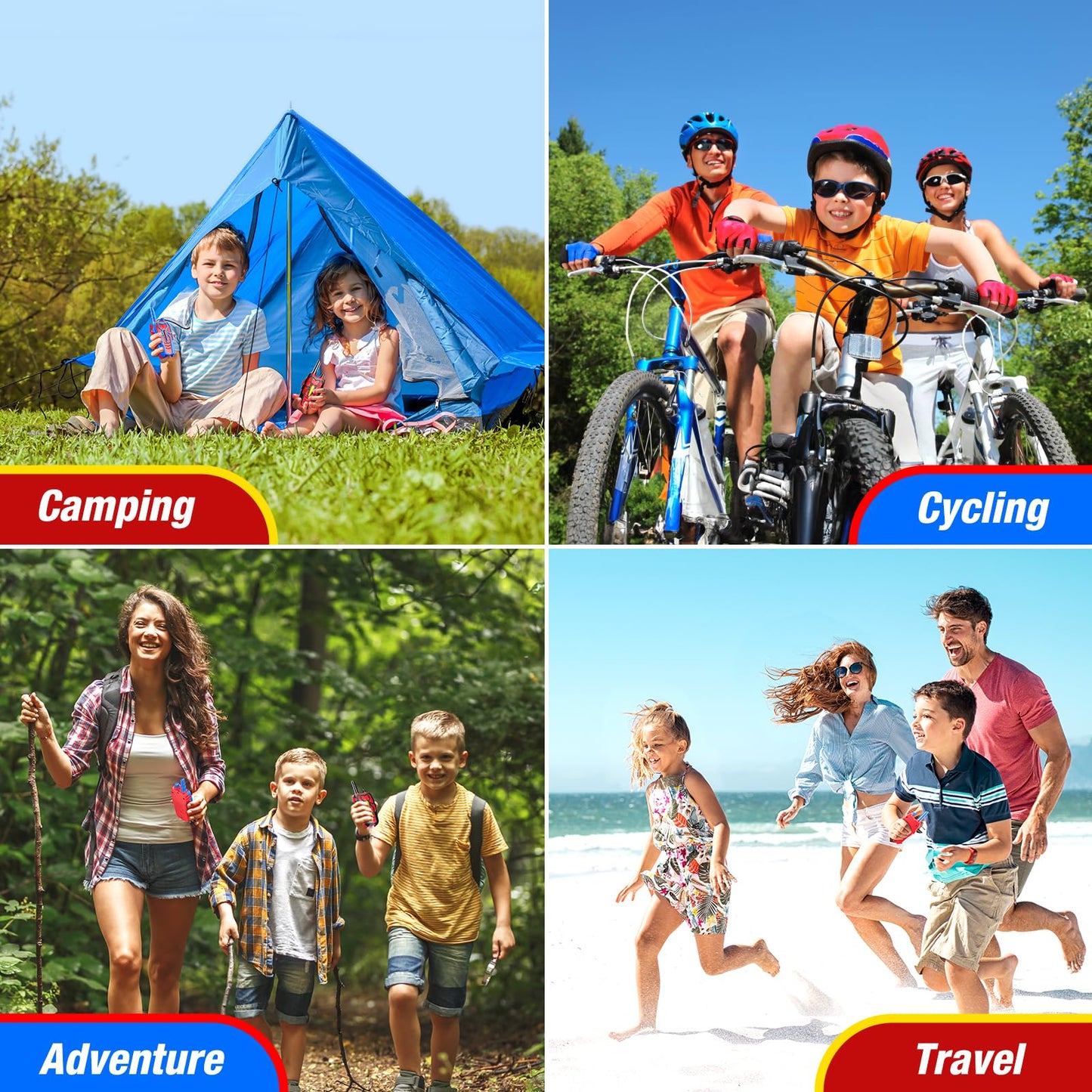 Walkie Talkies Toys For Kids : Gifts For Boys Ages 3 4 5 6 7 8 9 10 Kids Walkie Talkies 2 Pack Outdoor Hiking Toy For 5-7 Year O